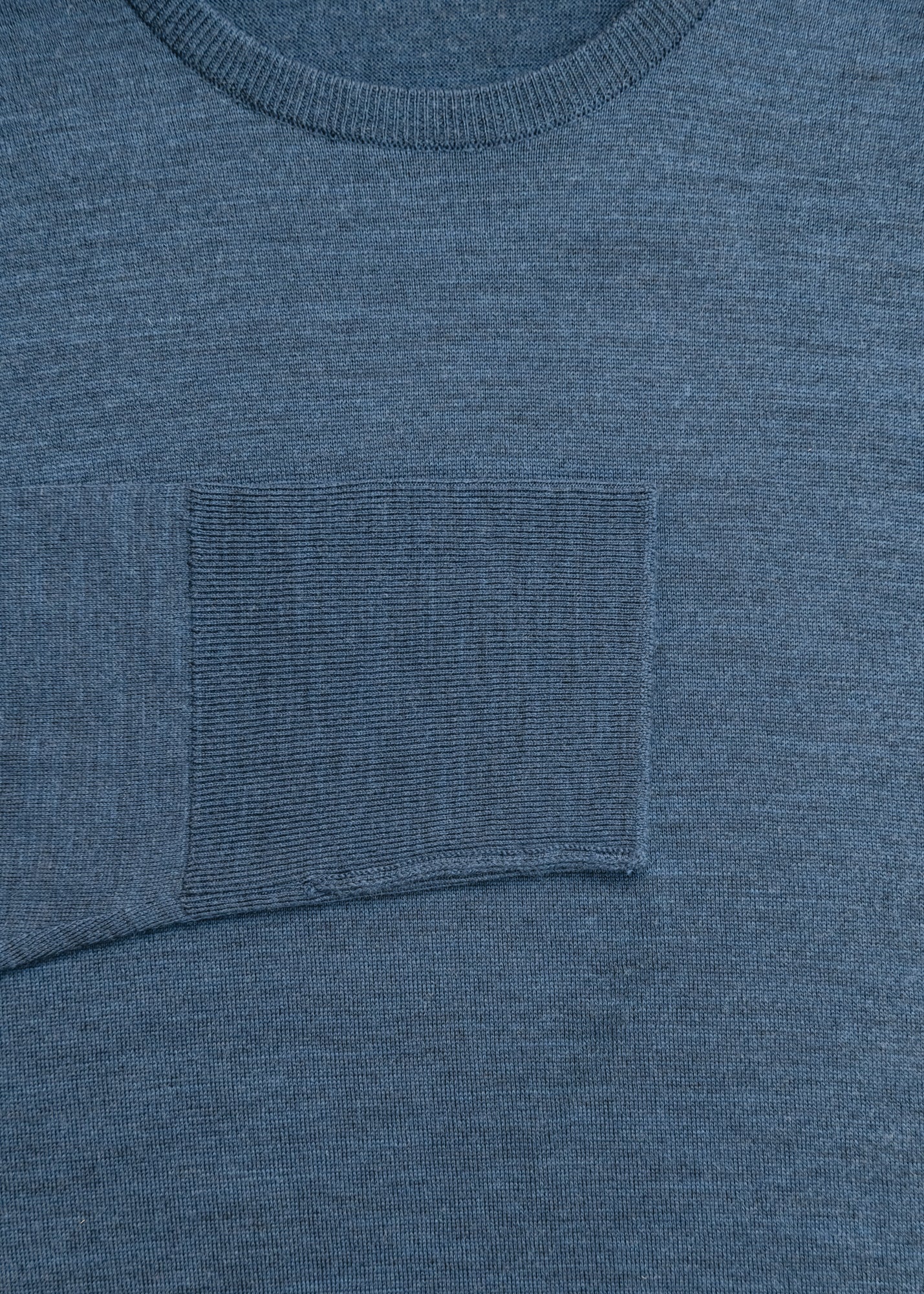 John Smedley Marcus Crew Neck Jumper in Indigo