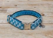 Stocky & Dee Dog Collar in Marlin