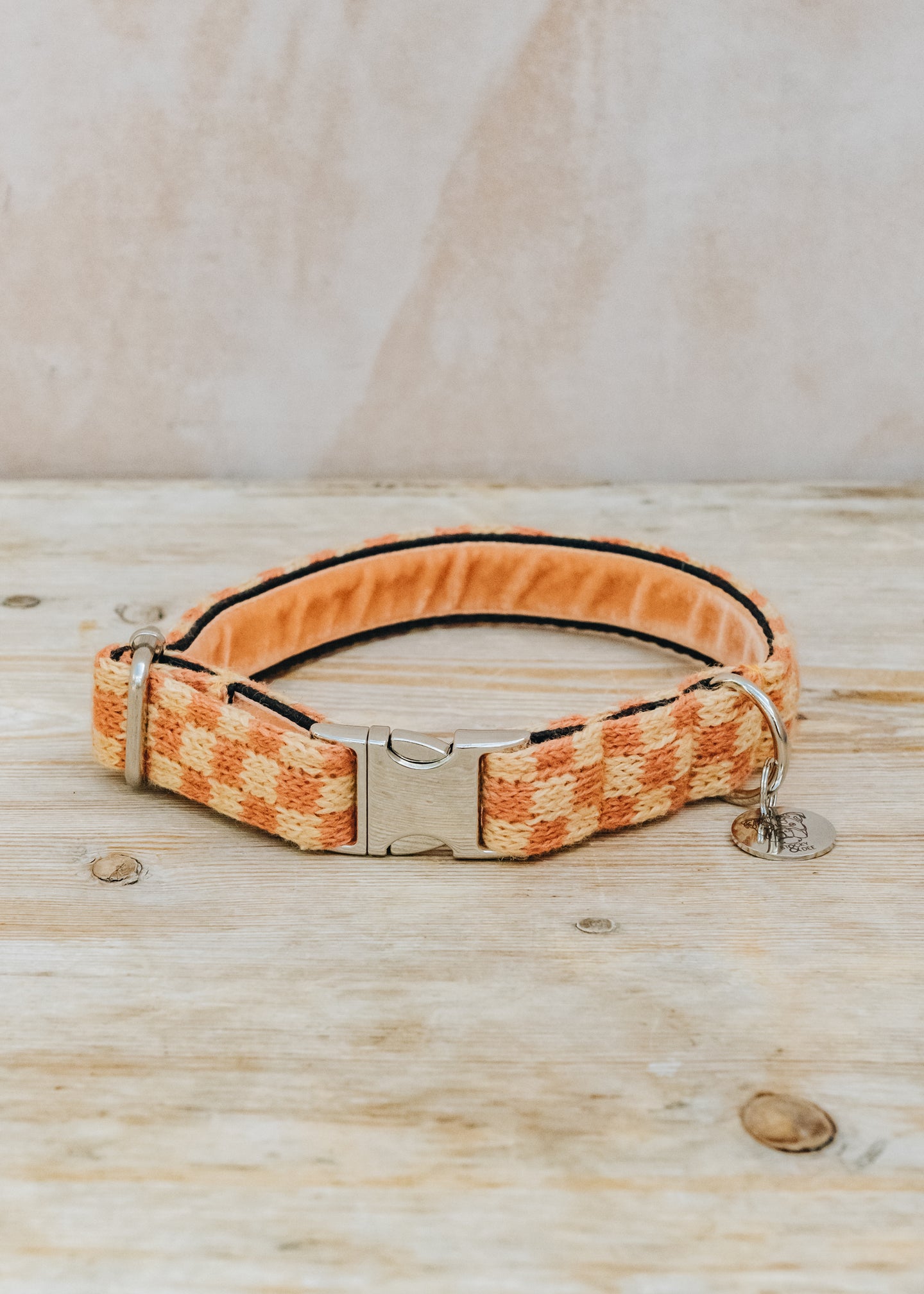 Stocky & Dee Dog Collar in Melon