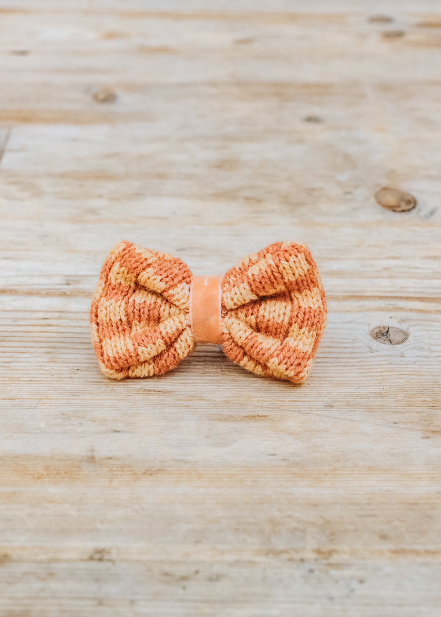 Stocky & Dee Dog Bow Tie in Melon