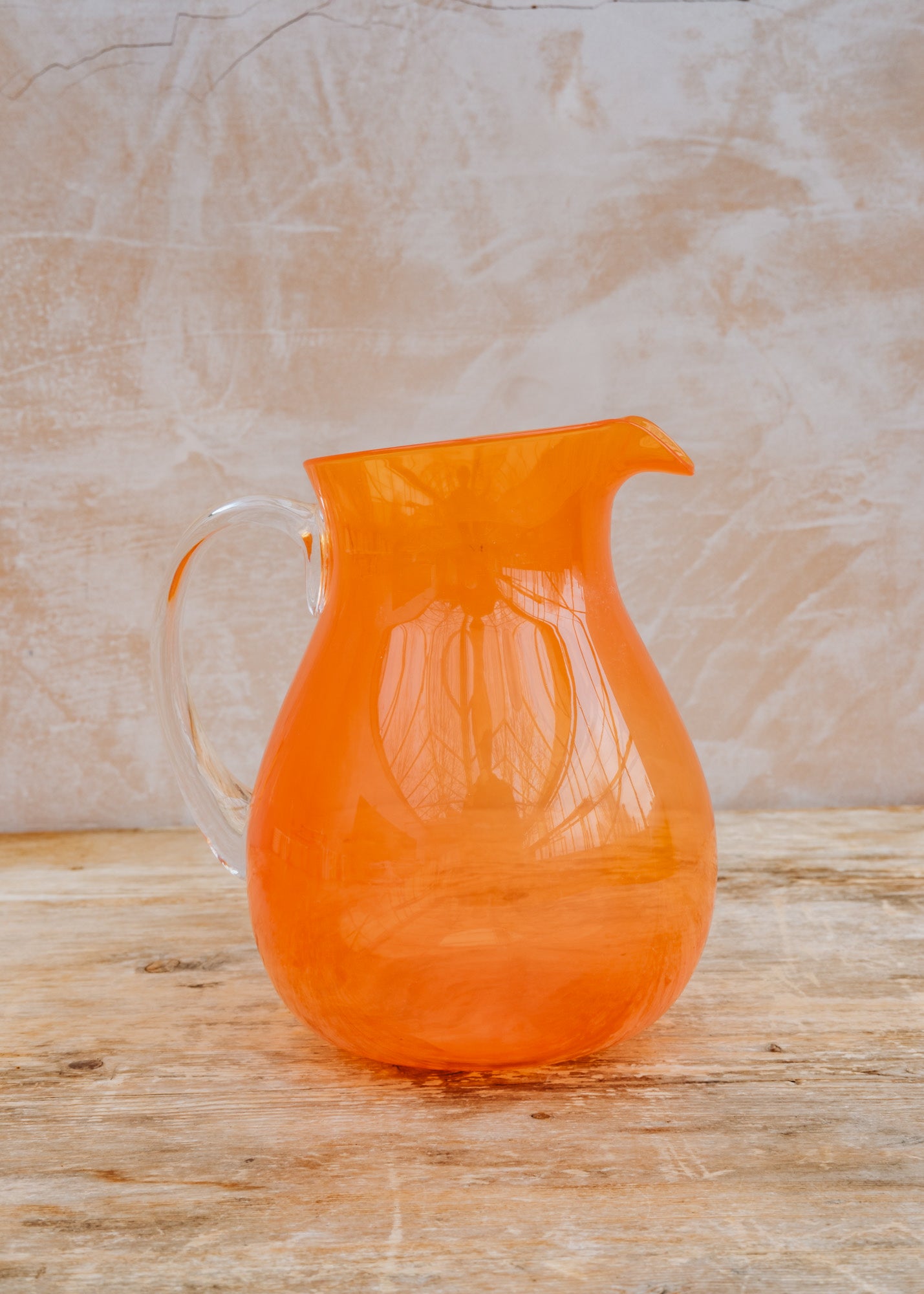 Musango Pottery Pitcher in Orange