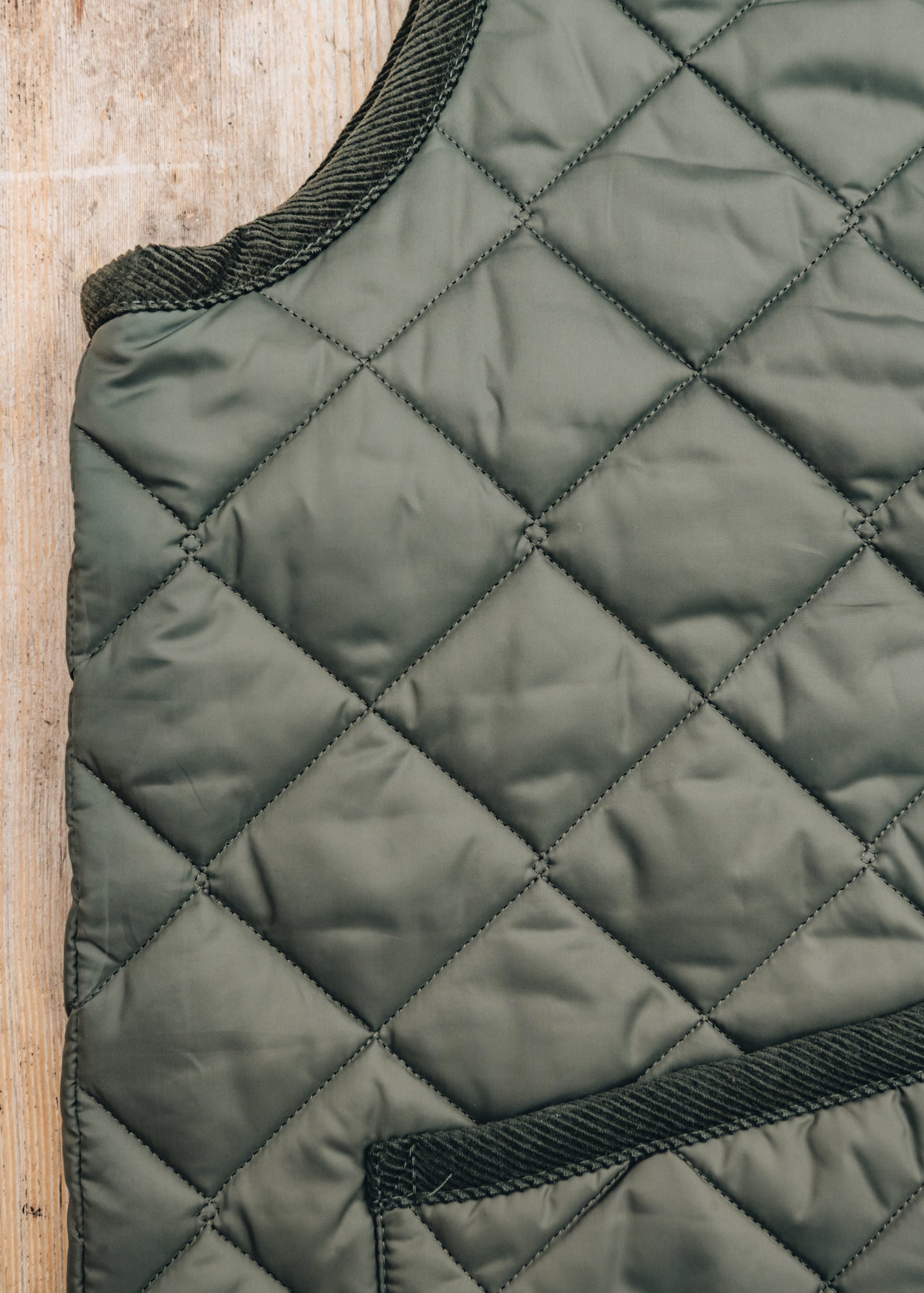 Lavenham Mickfield Gilet in Olive Green