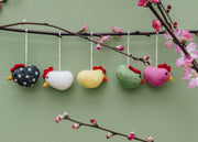 AfroArt Mini Chick Easter Ornaments