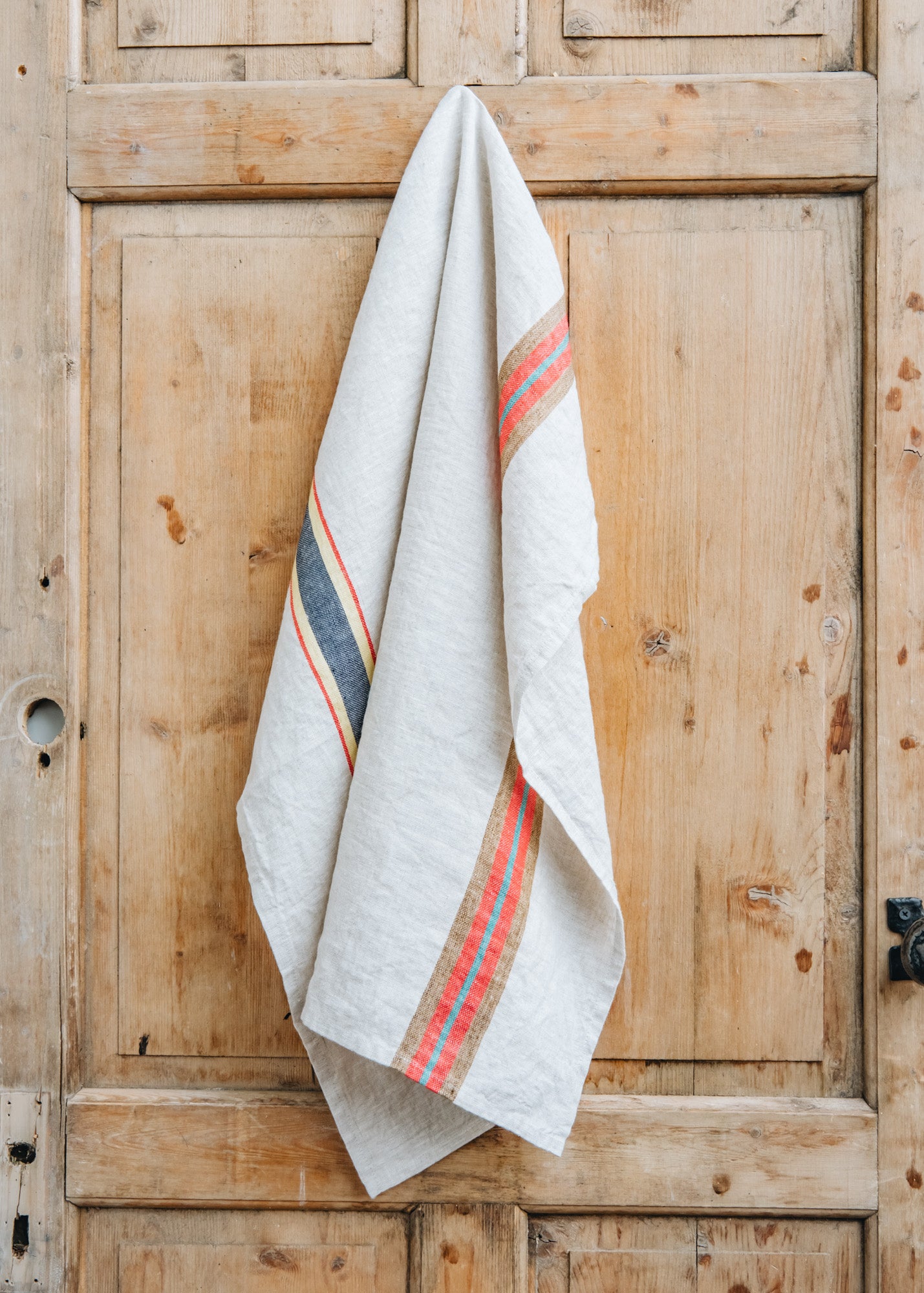 Multi Stripe Dock Tea Towel