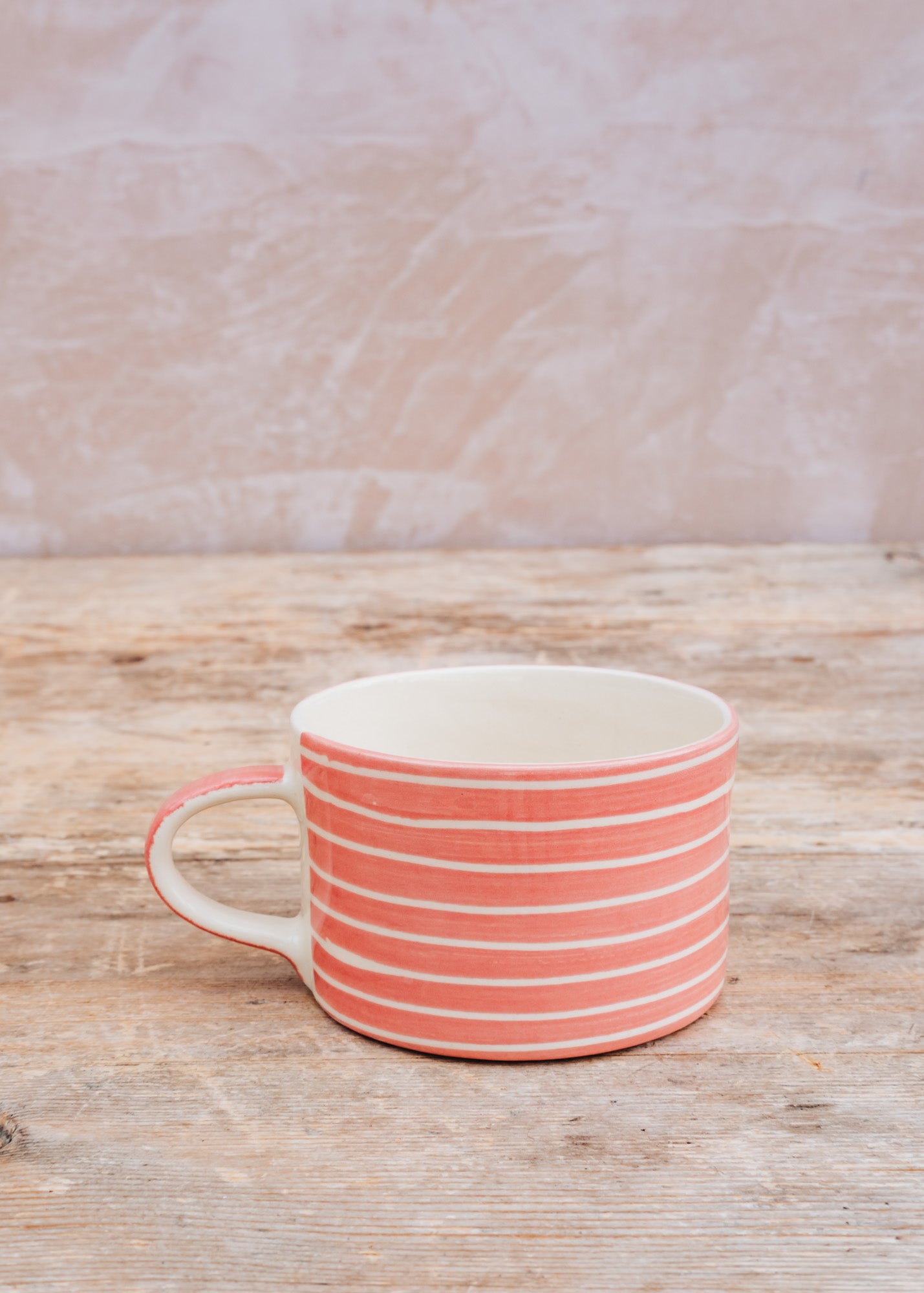 Sgrafitto Mug in Rose