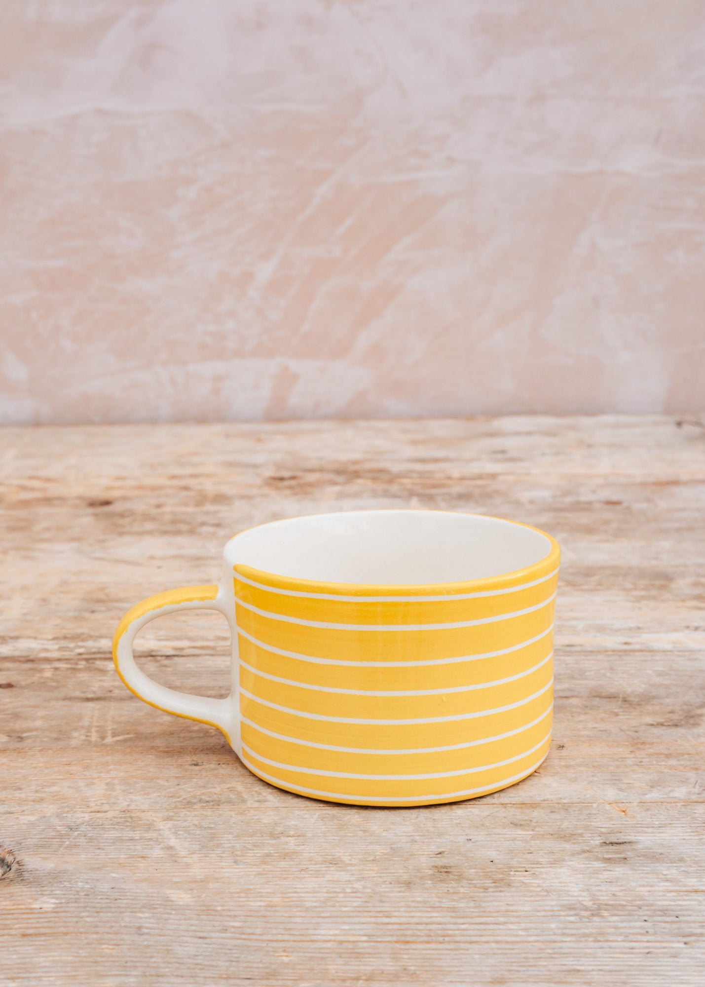 Musango Pottery Sgrafitto Mug in Turmeric