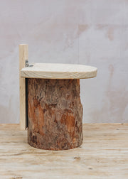 Natural Log Robin Nesting Box