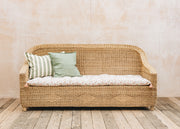 Cane Indoor Furniture Nzuri Relaxed Cane Three Seater Sofa