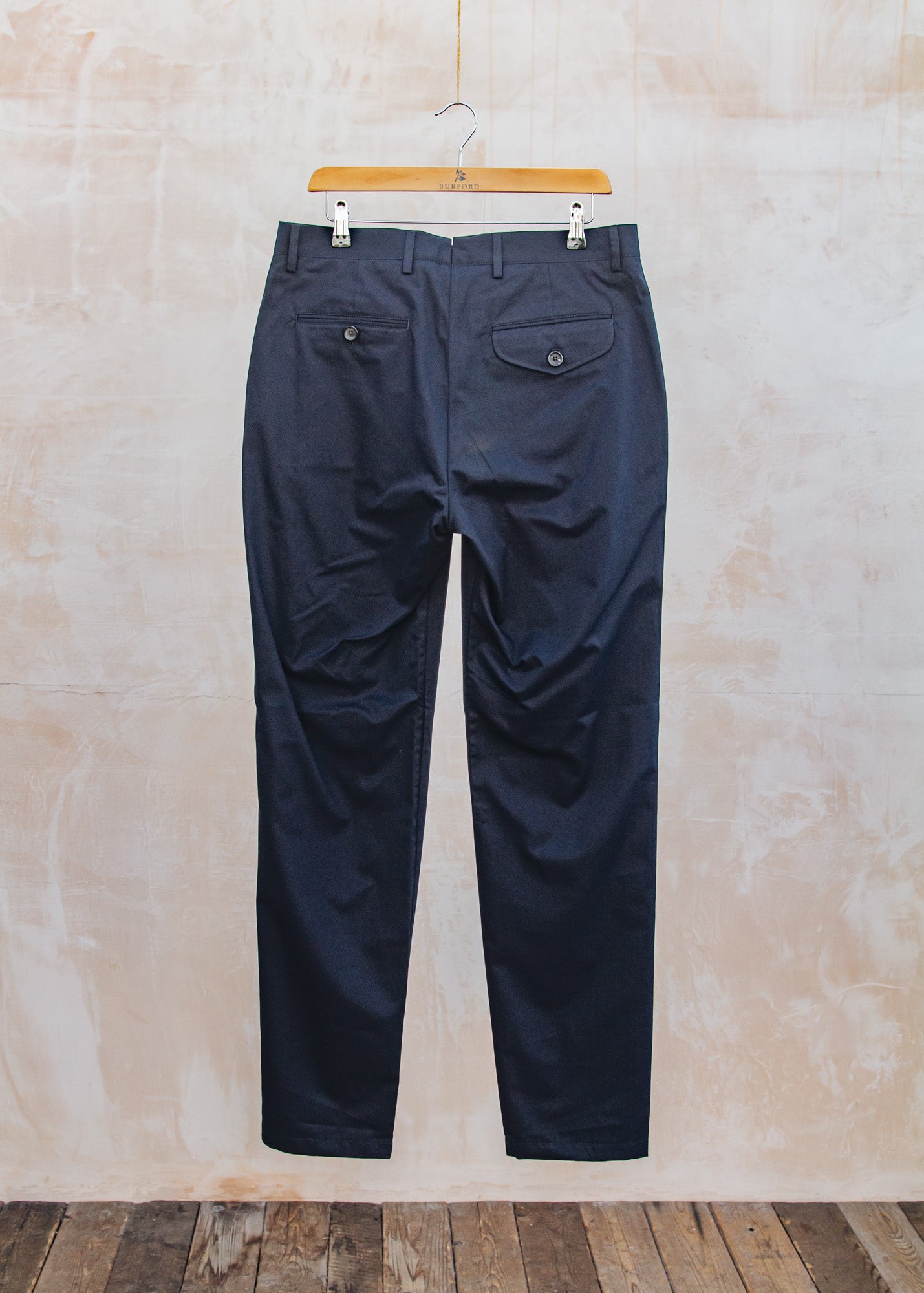 Oliver Spencer Fishtail Trousers in Navy