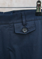 Oliver Spencer Fishtail Trousers in Navy