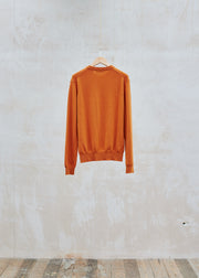 Paul Smith Burnt Orange 100% Cashmere Crewneck - S