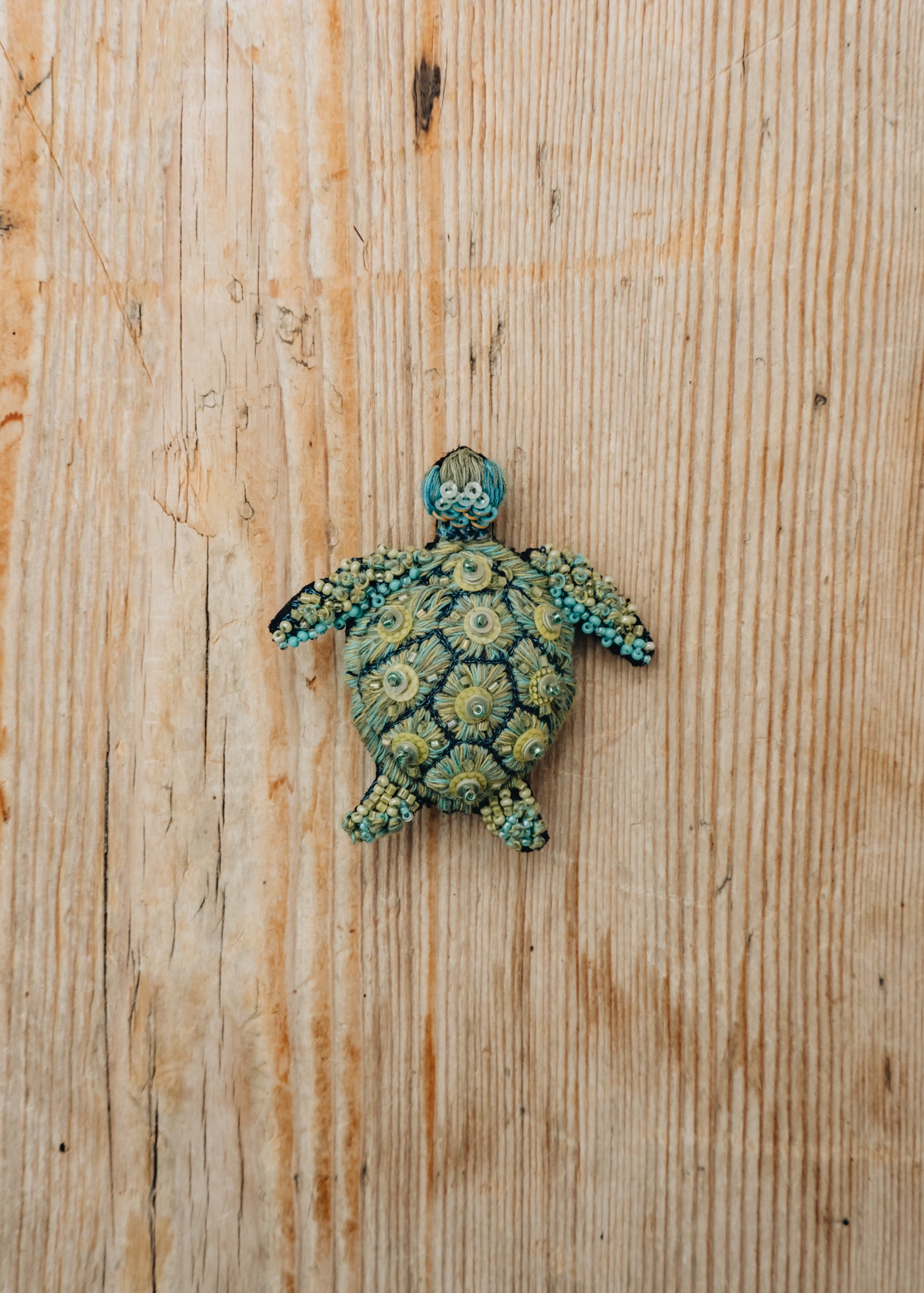 Pacific Sea Turtle Brooch