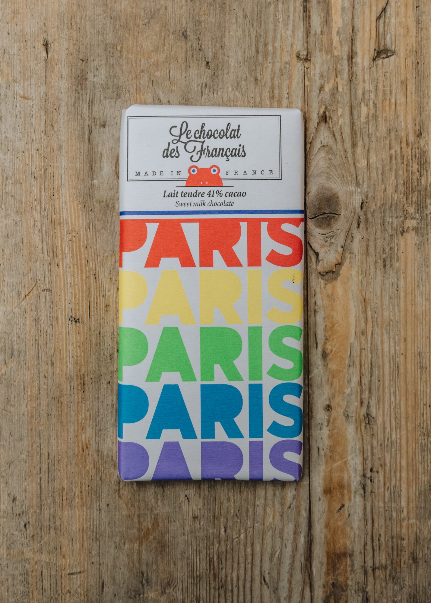 Le Chocolat des Français Organic Milk Chocolate 'Paris' Chocolate Bar