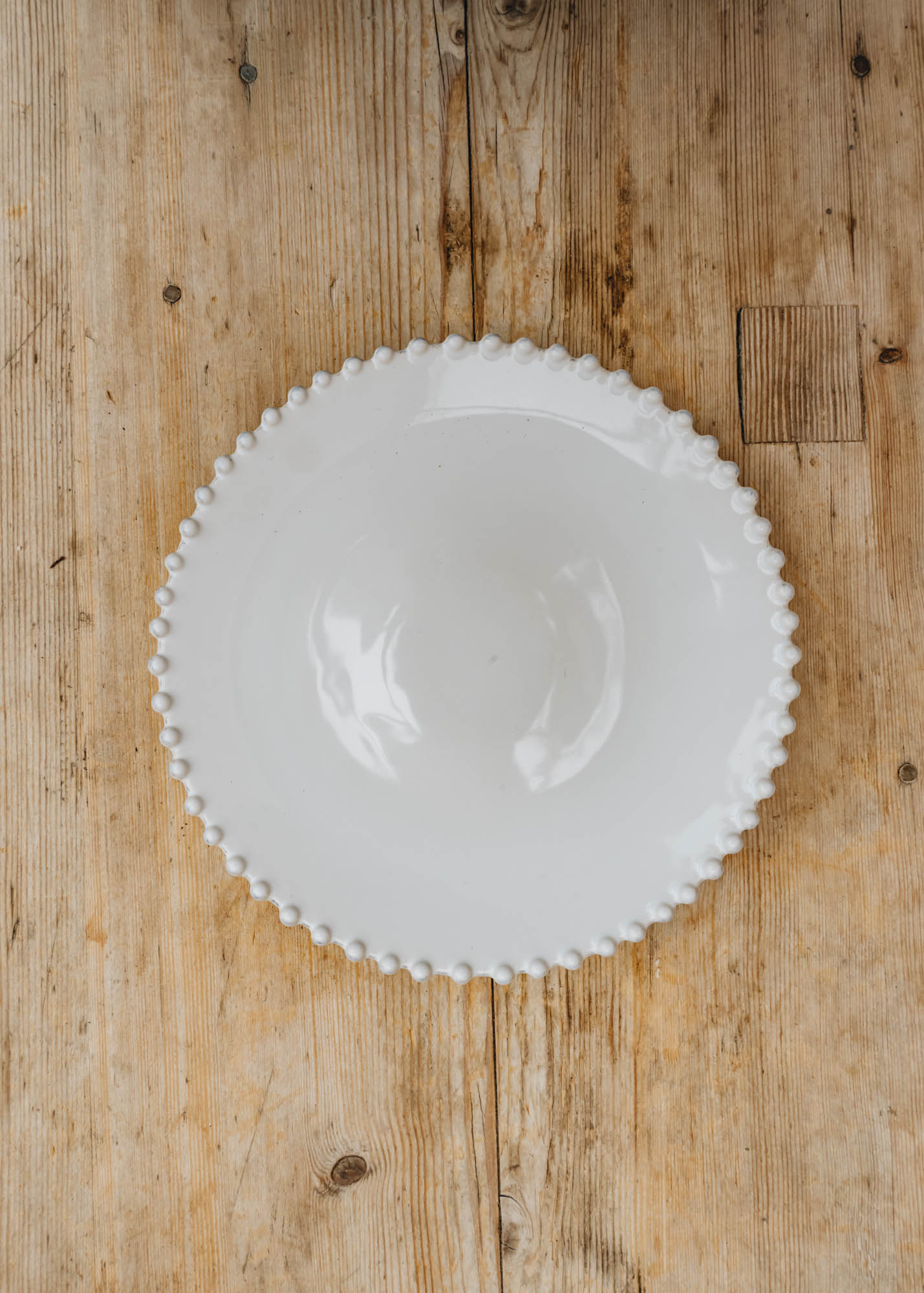 Pearl White Salad Plate