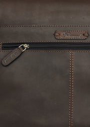 Ashwood Pedro Messenger Bag in Mud