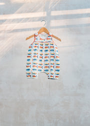 Pigeon Organics Babies' Playsuit in Sardines