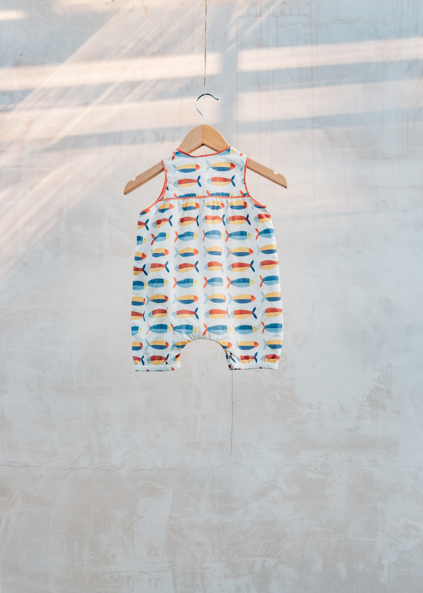 Pigeon Organics Babies' Playsuit in Sardines