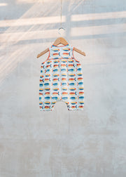 Pigeon Organics Babies' Playsuit in Sardines