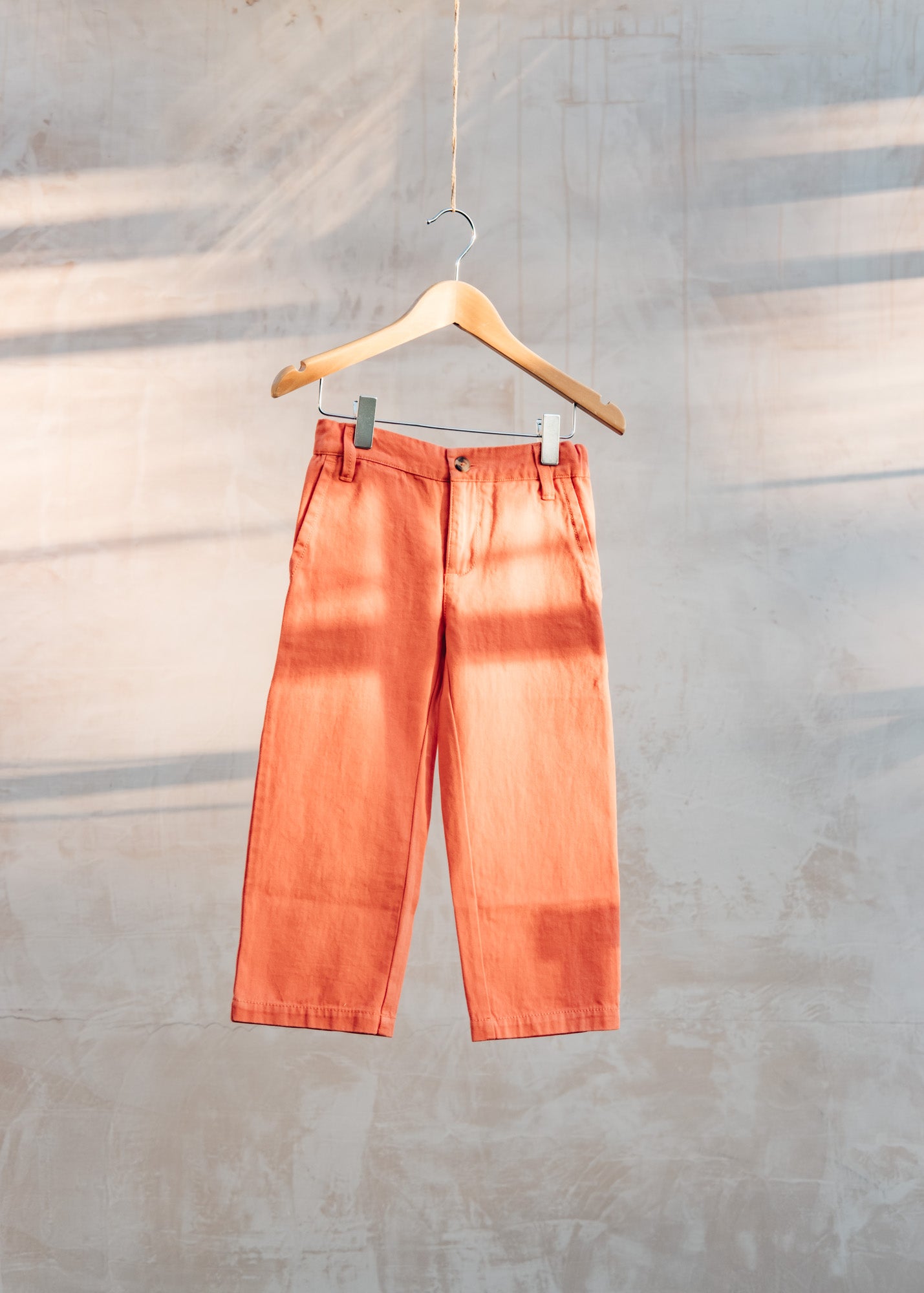 Children's Chinos in Orange