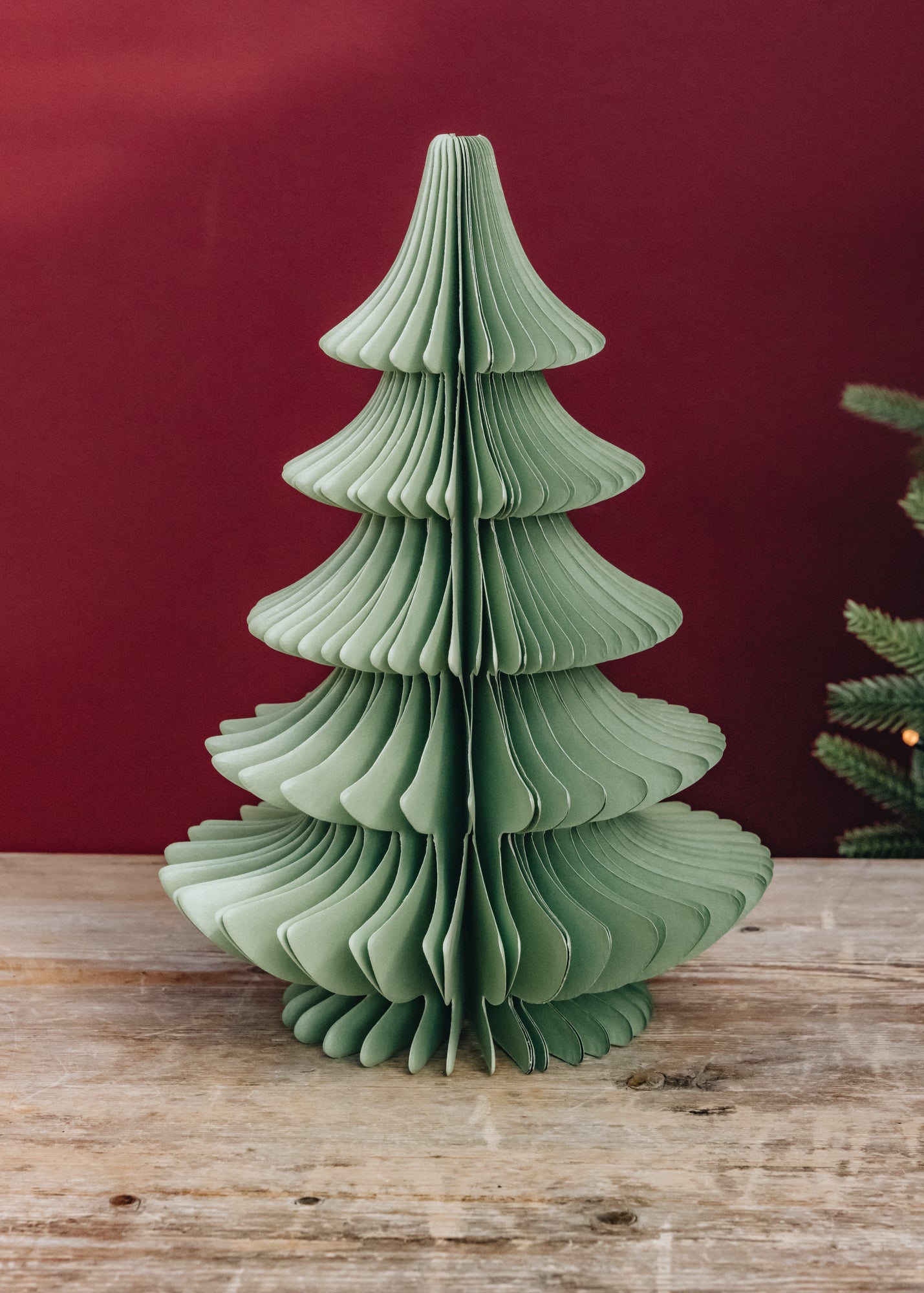 Paper Pine Tree Decoration in Ming, 30cm