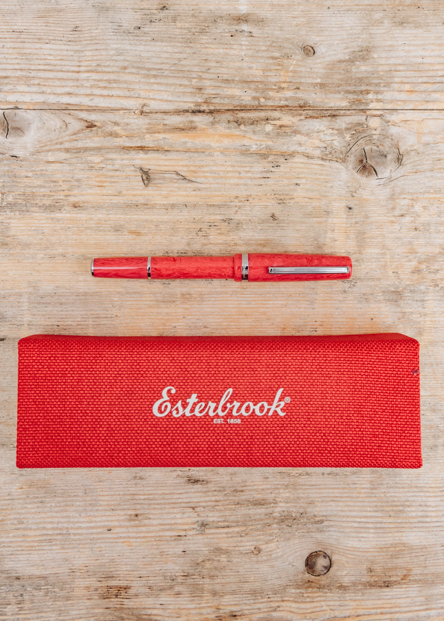 Esterbrook JR Pocket Pen in Carmine Red