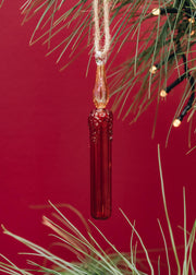 Candle Bauble in Red