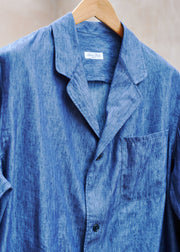 Kenny Ryder Salvatore Piccolo New Handmade Chambray Shirt Jacket/ L