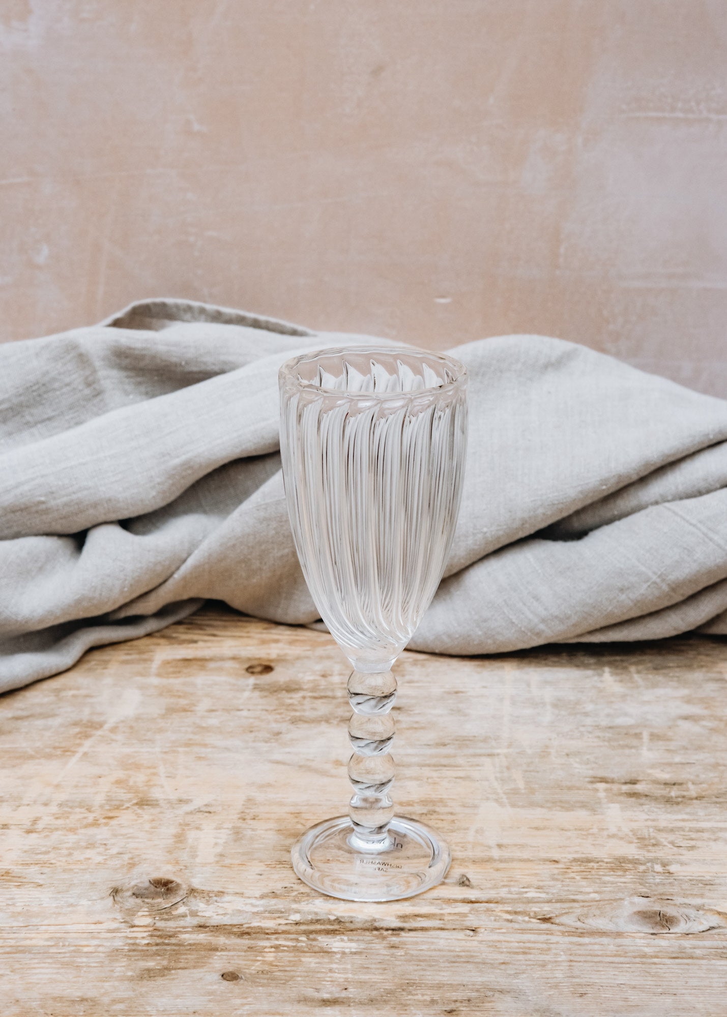 Nkuku Santosa Champagne Flute in Clear