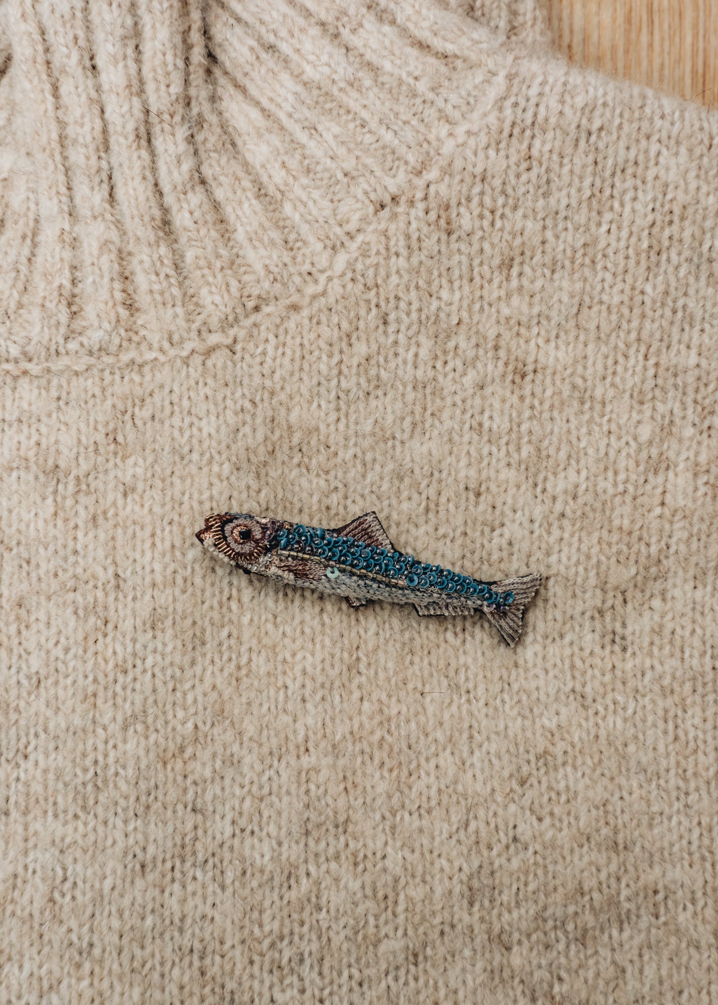 Sardine Brooch