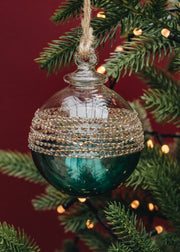 Saturn Bauble in New Green