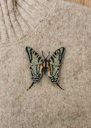 Scarce Swallowtail Brooch