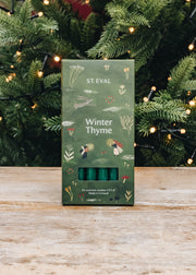 St Eval Winter Thyme Scented Mini Dinner Candles