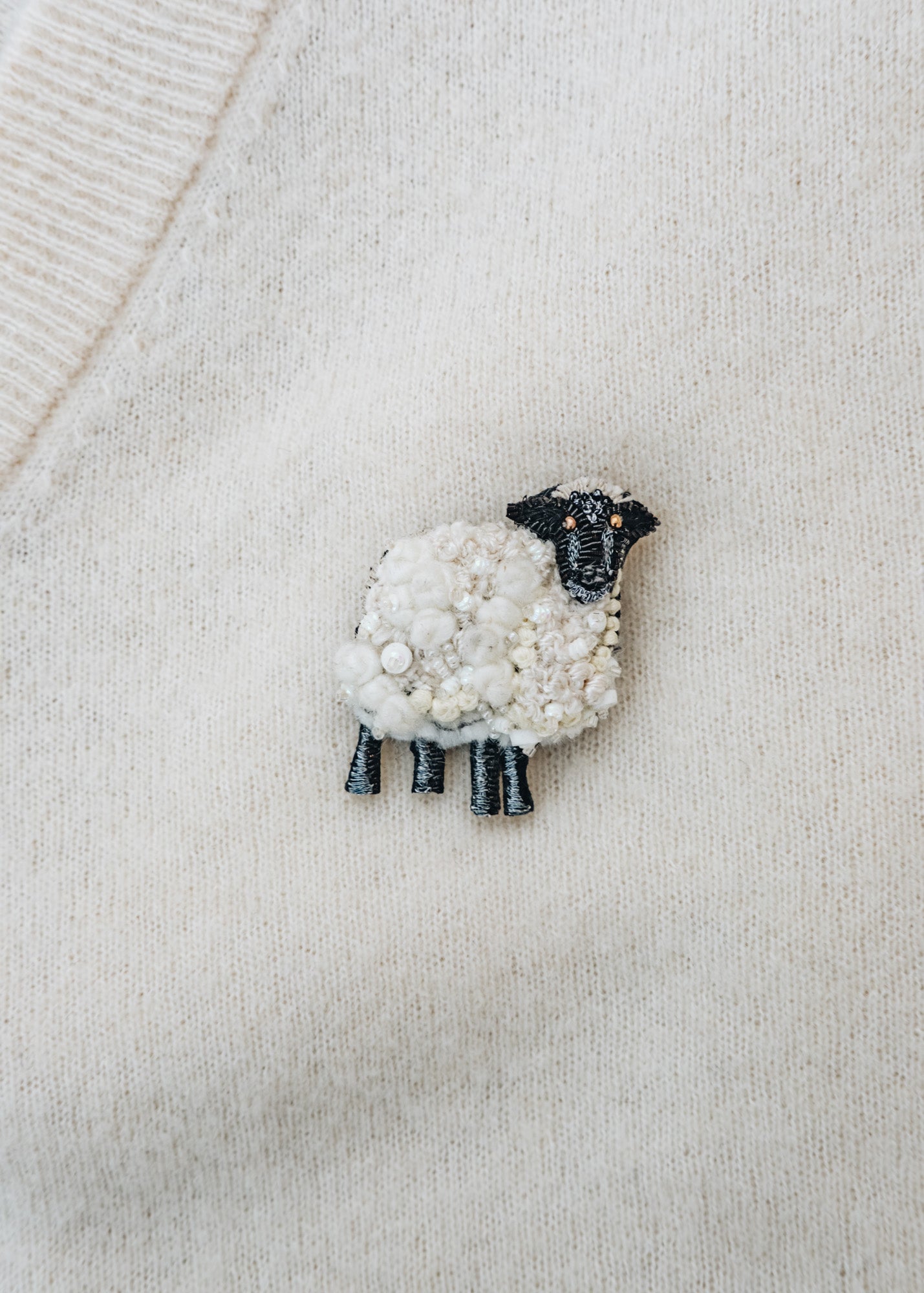 Sheep Brooch