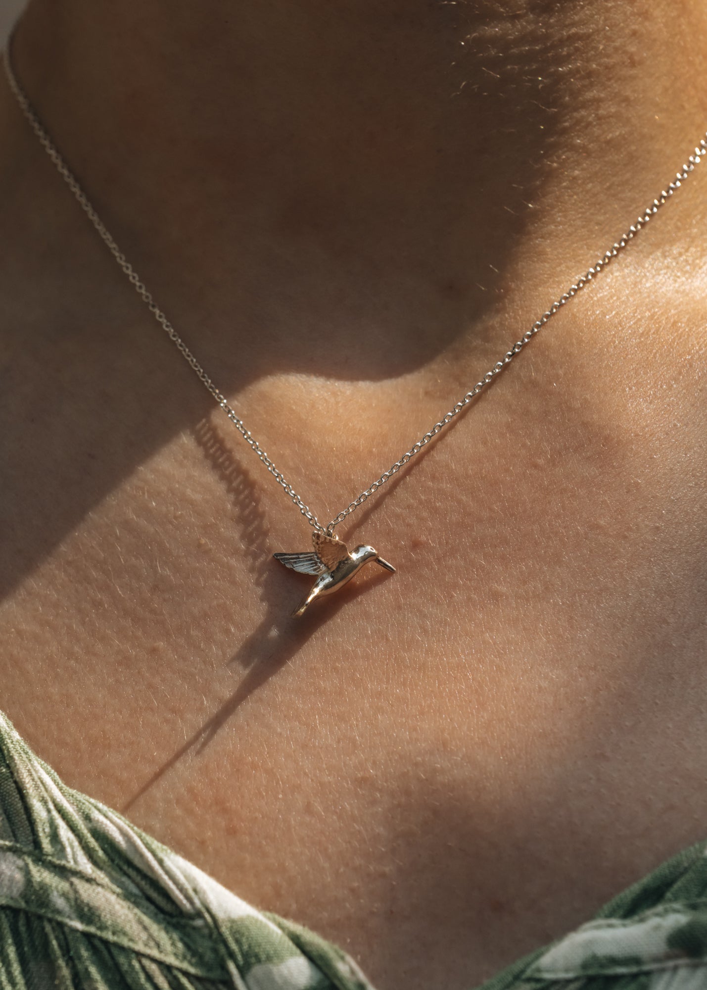 Alex Monroe Flower and Leaf Anchor Pendant Necklace, Gold