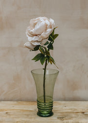 Artificial Single Peony in White