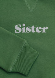 Bob & Blossom Sister Sweatshirt in Grass Green