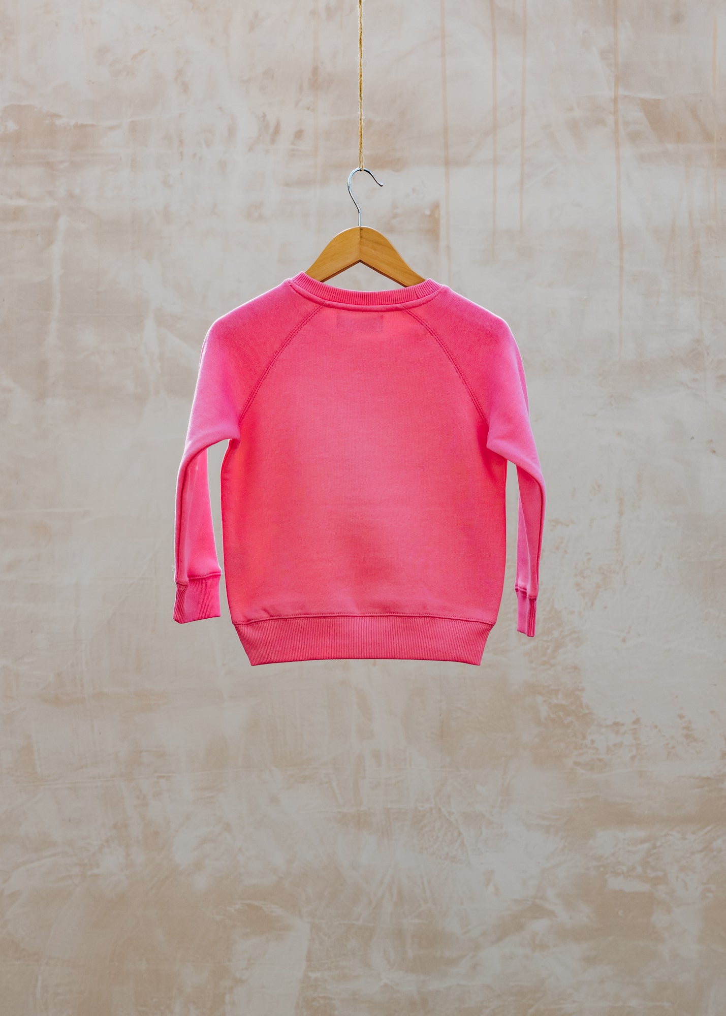 Bob & Blossom Sister Sweatshirt in Hot Pink