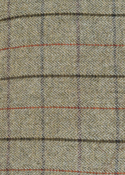 Tweed Small Dog Bed with Suede Base in Light Chocolate, 49x72cm