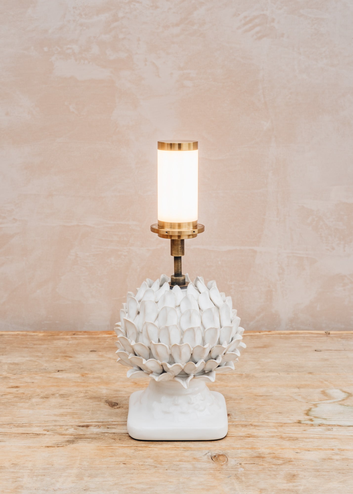 Smaller Anetta Rechargeable Lamp in Stone