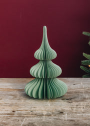 Paper Spruce Tree Decoration in Ming, 24cm