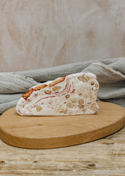 Quaranta Soft Strawberry Creme Nougat Slice