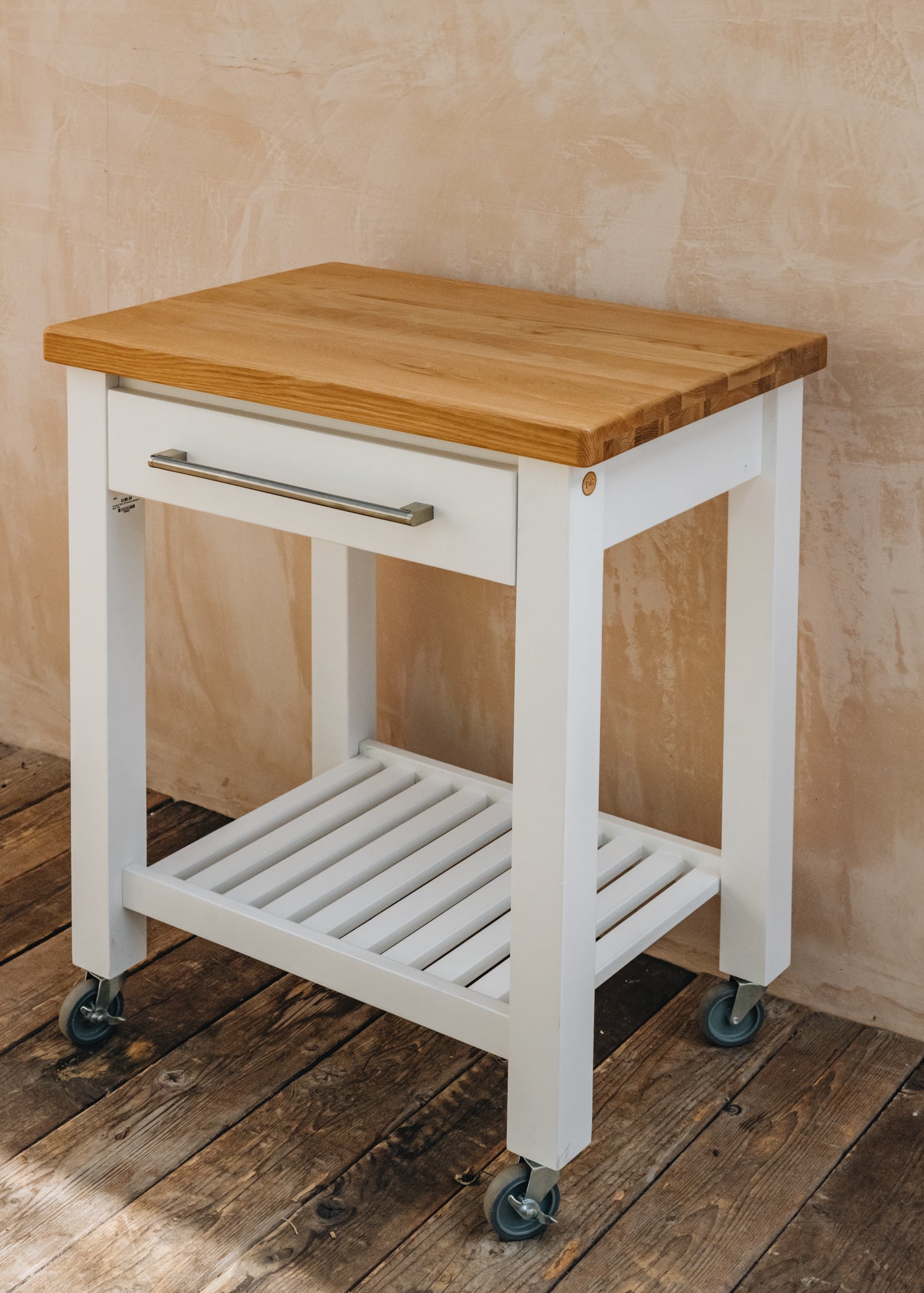 Studio Trolley with Oak Top