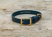 Tankerton Dog Collar in Navy Blue