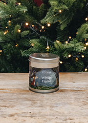 Tin Candle in Winter Thyme