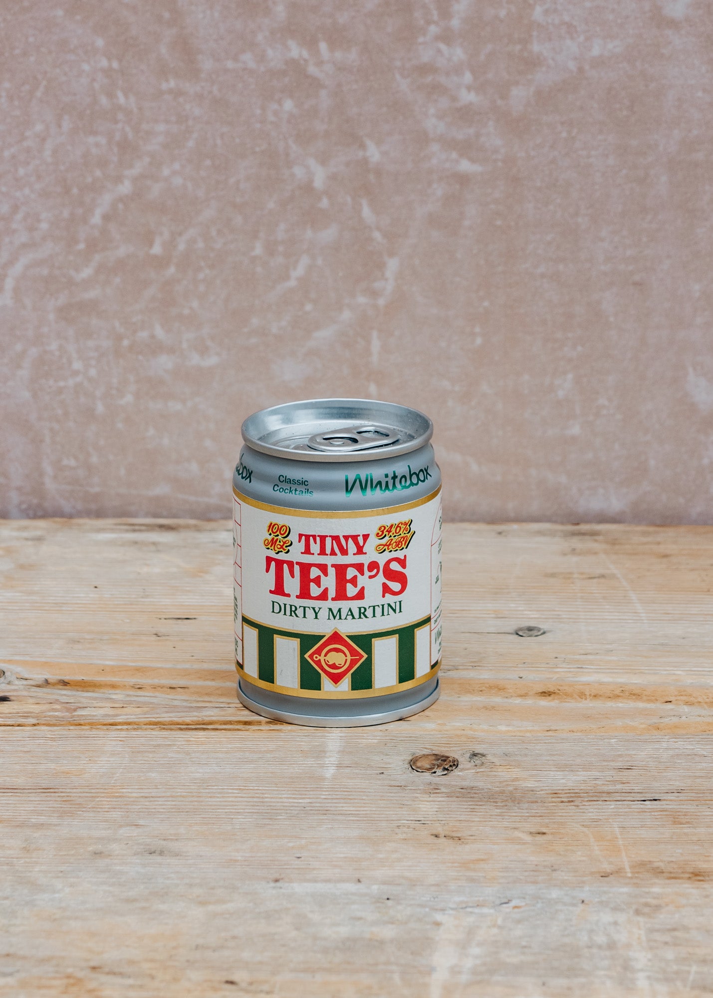 Beeble Whitebox Tiny Tee’s Dirty Martini