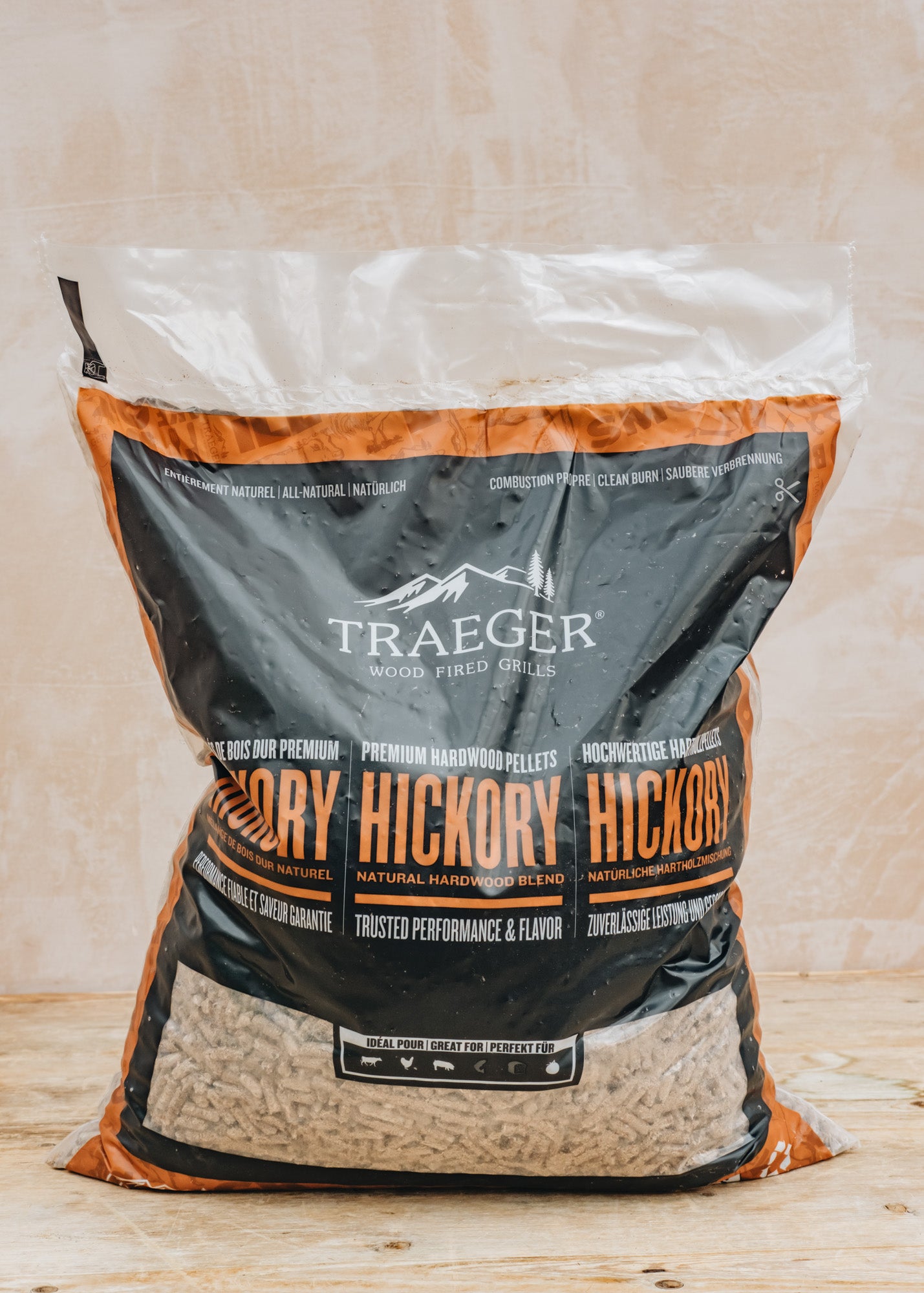 Hickory BBQ Wood Pellets, 9kg