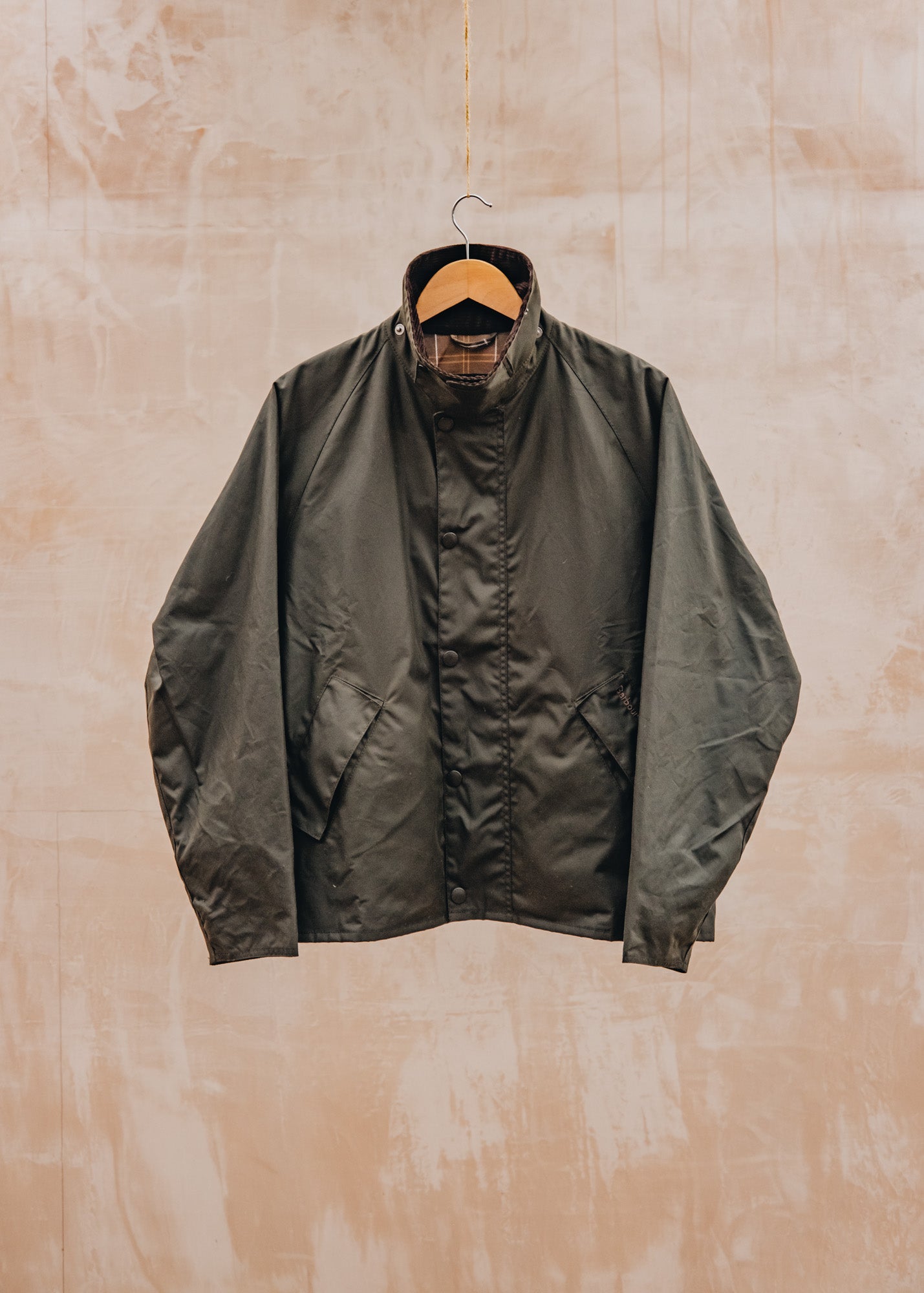 Transport Wax Jacket in Olive