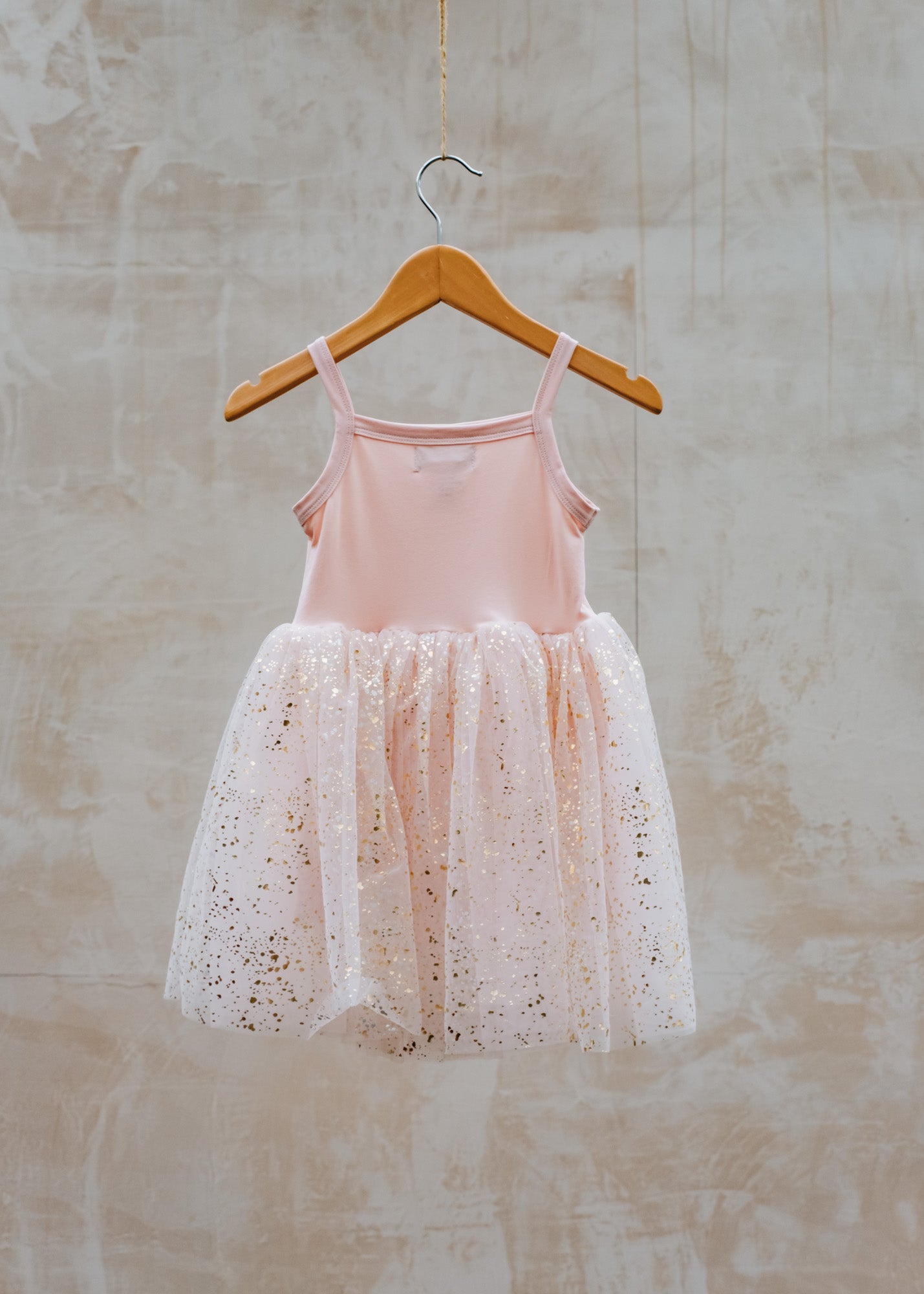 Bob & Blossom Tutu Dress in Pale Pink Sparkles