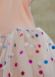 Tutu Dress in Pink Spot