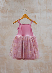 Tutu Dress in Rose Sparkles